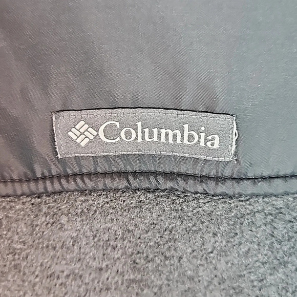 Men's Columbia Ultra Soft Fleece Zipper Jackets Gray/ black Size Medium - Picture 4 of 10